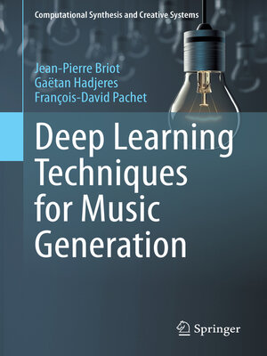 cover image of Deep Learning Techniques for Music Generation
